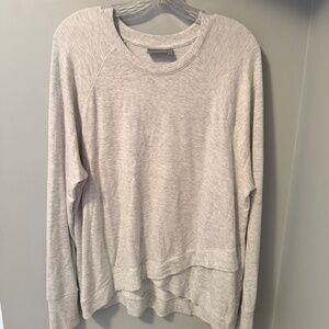 ATHLETA light weight heather grey women's sweatshirt